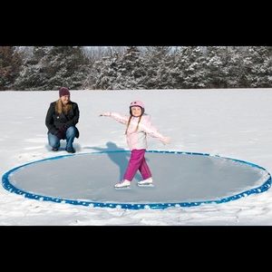 12’ Oval Backyard Ice Rink